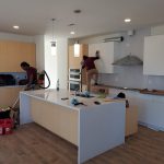 Post-construction cleaning service in Cranford NJ – Dust Busters team clearing renovation dust and debris
