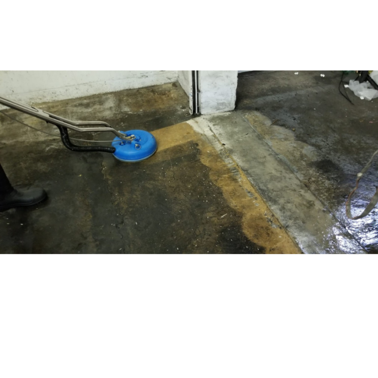 oil concrete cleaning
