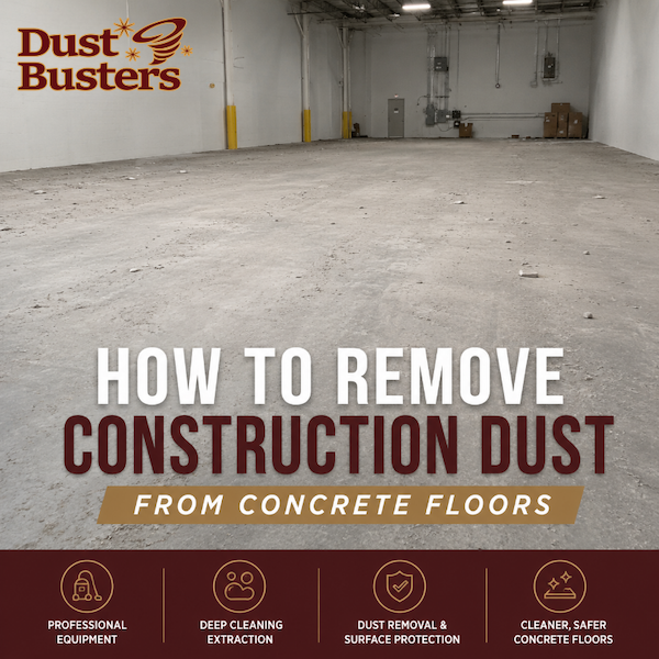 You are currently viewing Remove Construction Dust From Concrete Floors | Dust Buster’s NJ