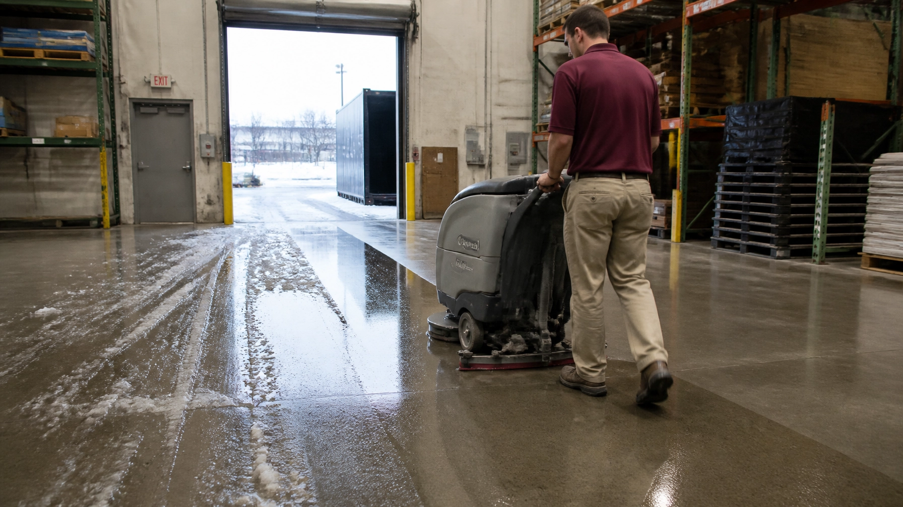You are currently viewing The NJ Facility Manager’s Guide to Preparing Warehouse Floors for the Winter Shift