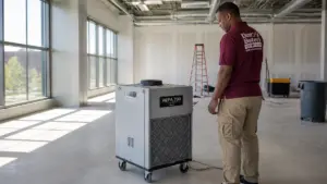 Read more about the article Why Construction Dust Can Continue Affecting Indoor Air Months After a Project Ends