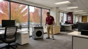 Read more about the article Closing the Windows? How HEPA Dust Removal and Air Scrubbers Protect Your Team This Fall